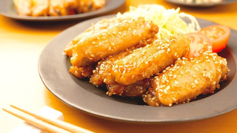 【家族で楽しめる】おつまみにもぴったりな『手羽中の甘辛炒め』