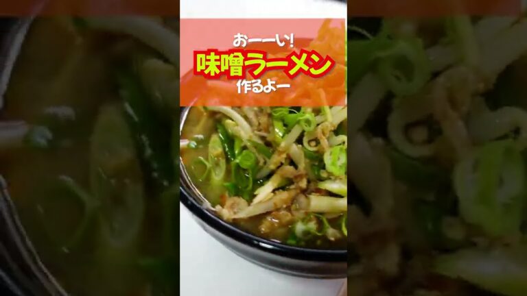 【味噌ラーメン】二郎を超えた破壊力のあるらーめん！一度食べてほしい！