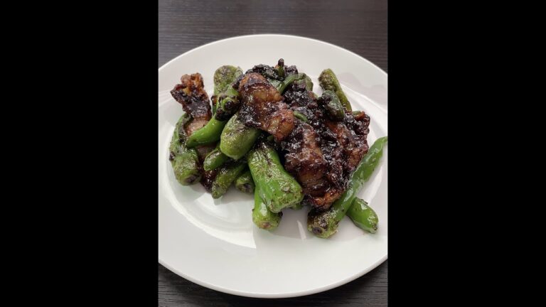 大人しか食べられないししとうの料理#shorts