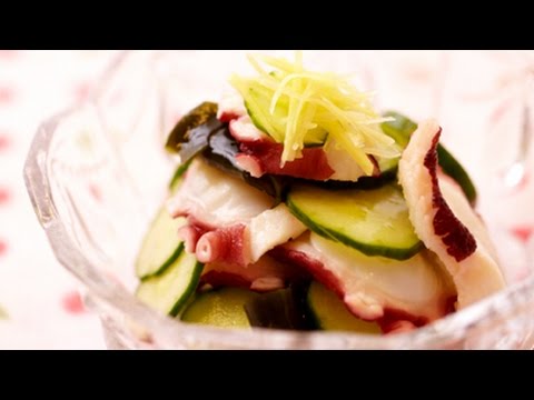 たこときゅうりの酢の物