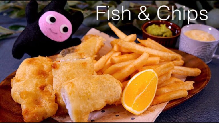 【フィッシュ&チップス】0281 冷凍鱈で簡単！イギリス料理♪Fish and chips/피시 앤드 칩스