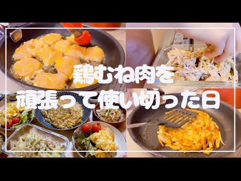 【料理vlog】鶏むね肉を使い切るだけで疲れた / 子ども優先のメニュー / 食べない２歳児
