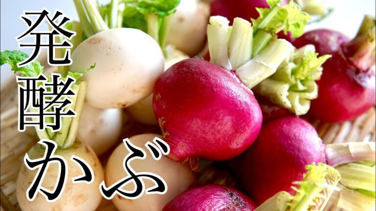 【発酵野菜】ジッパー付き保存袋で簡単！発酵かぶの作り方【発酵かぶ】【常備菜】