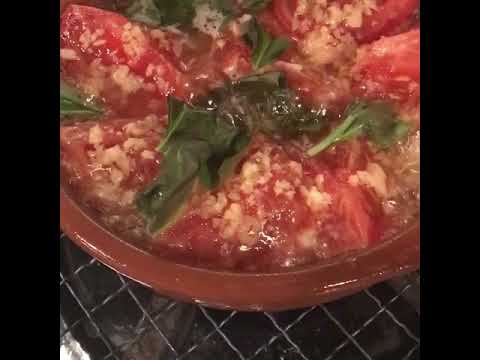 北海道産完熟トマトのアヒージョ