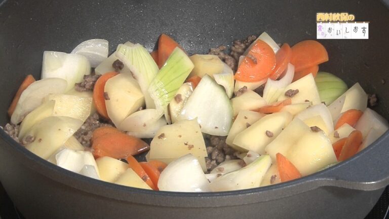 18ひき肉じゃが ・お料理動画 ・西村秋保