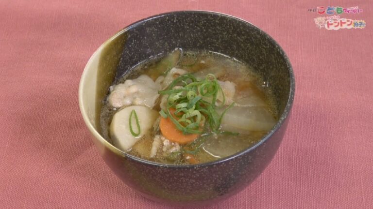 具だくさん豚汁レシピ