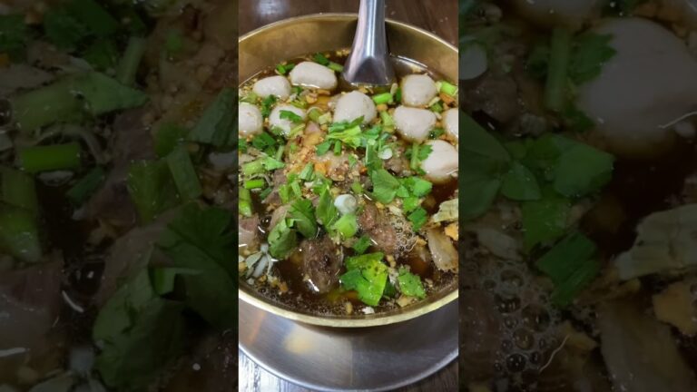 タイの牛肉スープが美味すぎる。