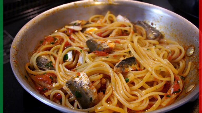 【お手軽なのにラグー！】イワシの即席ラグーパスタ！【Ragu’ Sarde Veloce】