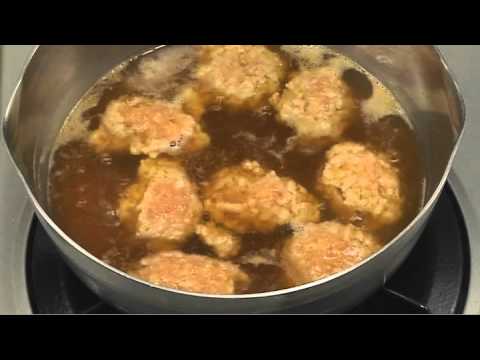 かぼちゃと鶏つくねのあっさり煮【野菜のおかず：レシピ大百科】