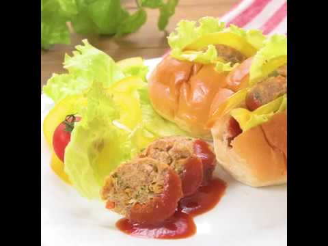 つぶつぶ野菜を練り込んだカラフルミートローフ お野菜たっぷり！手づくりミートローフ ｜ moguna[モグナ]