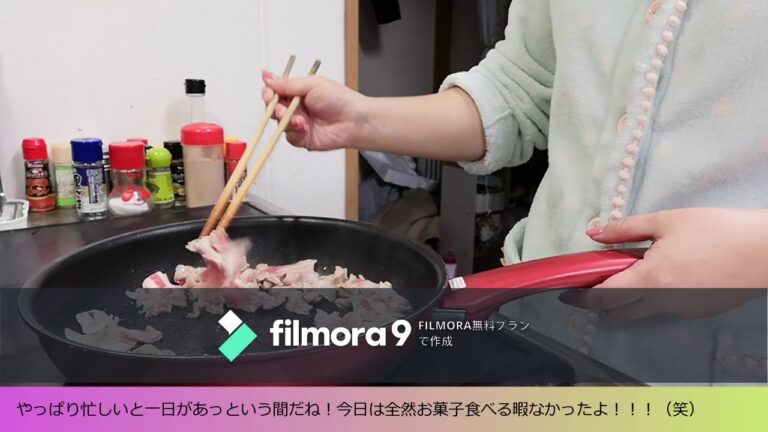 【料理動画】豚肉と白菜とチンゲン菜の塩あんかけ炒め【in実家】