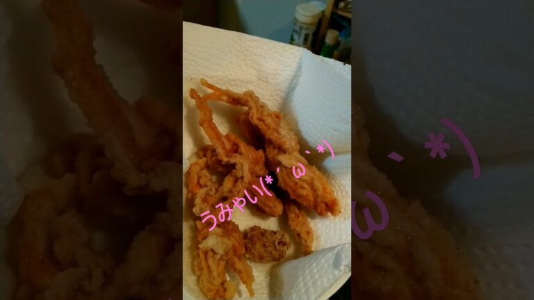 続！せせりの唐揚げ(*´ω｀*) 今回はスティクしてみた！！ #簡単レシピ #料理動画