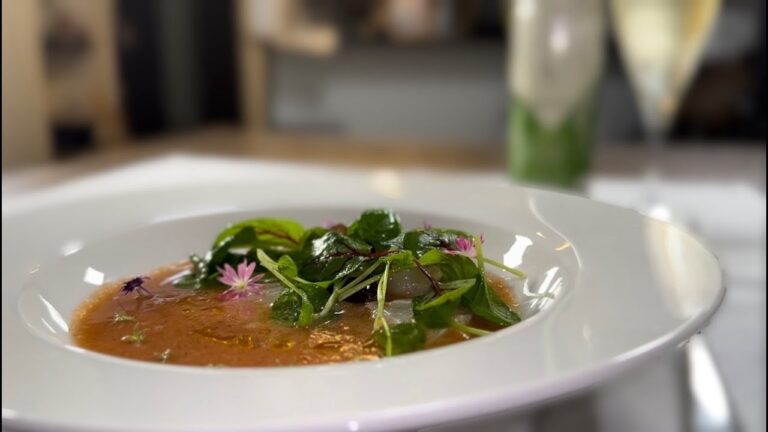 【夏野菜】🇪🇸ガスパチョと鯛のカルパッチョに癒される