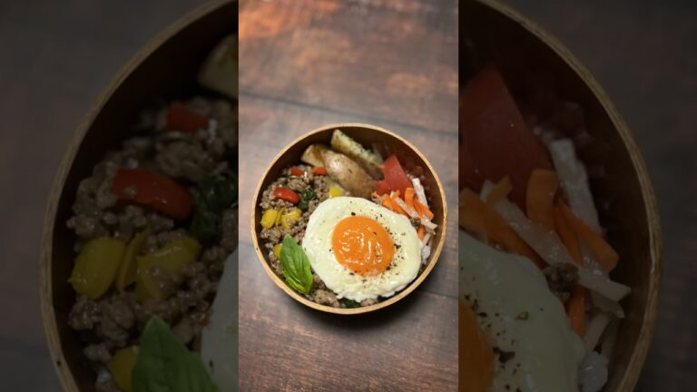今日はガパオライス弁当　　　　　　#shorts#cooking#food