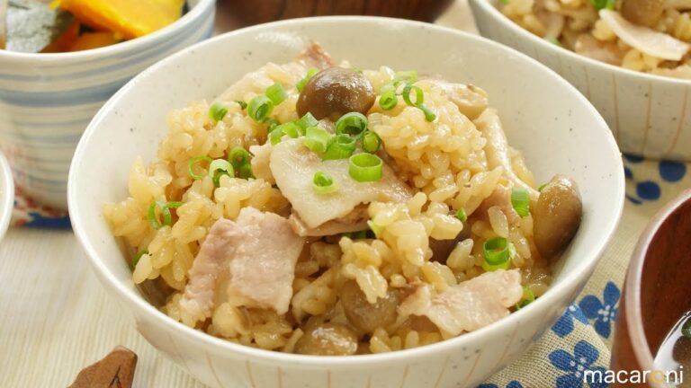 味付け一発！ 豚バラと しめじの ポン酢 炊き込みご飯 のレシピ 作り方