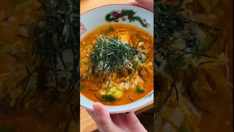 叙々苑の焼肉弁当をユッケジャンクッパにしてみる編