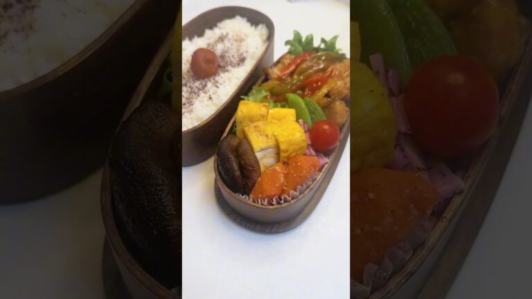 5児ママ〜鶏肉とパプリカの甘酢炒め弁当〜