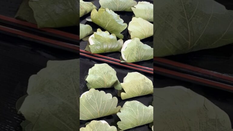 【ばあちゃんと柏餅手作り】