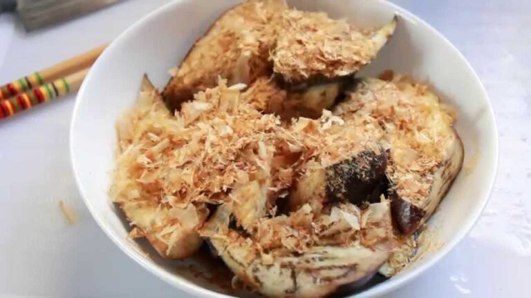 茄子のオカカのおひたし