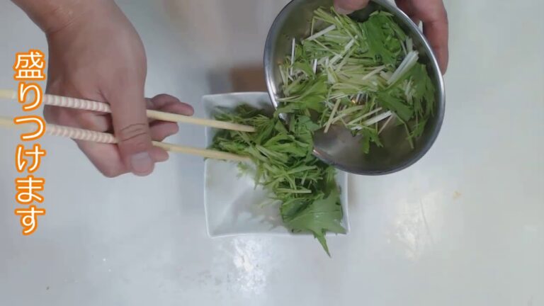 水菜のさっぱりサラダ
