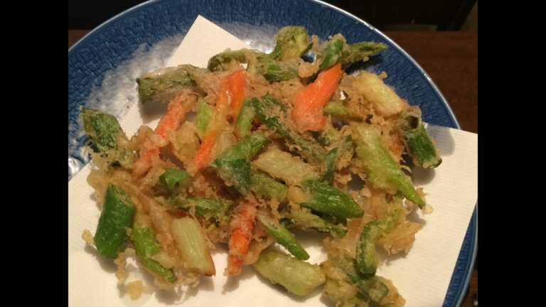 【かきあげ天ぷら】作り方★天ぷら職人が丁寧に判りやすく教えます。