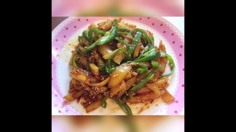 ご飯がすすむ野菜おかず。じゃがいもとピーマンの甘辛炒め