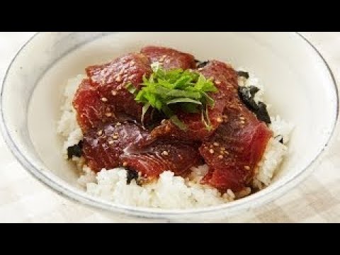 ごま風味のマグロ漬け丼のレシピ　|　料理サプリ
