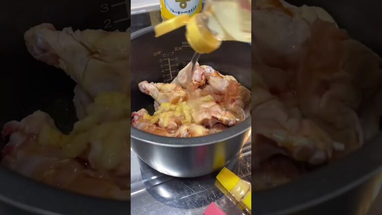 【飯テロ】圧力鍋で鶏のさっぱり煮を作った結果#shorts