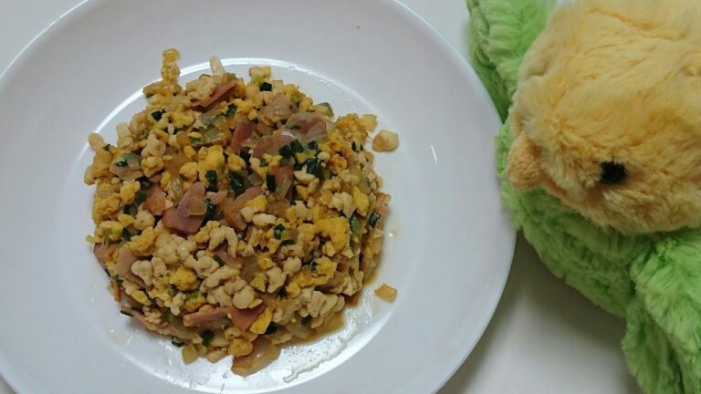 ＃81【糖質・カロリー制限食】「豆腐チャーハン」