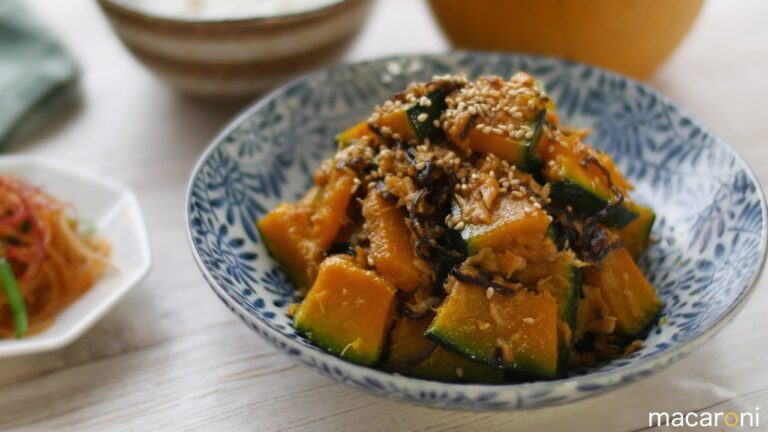 10分で食卓へ！ レンジで ほっくり 塩昆布の 無限かぼちゃ のレシピ 作り方