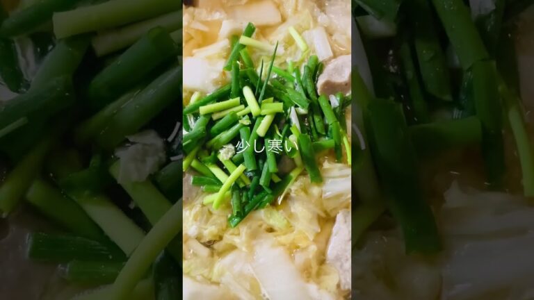今日も一日お疲れ様でした　白菜のつみれ汁であったまる　#shorts #つみれ #白菜 #スープ #豆腐 #簡単料理