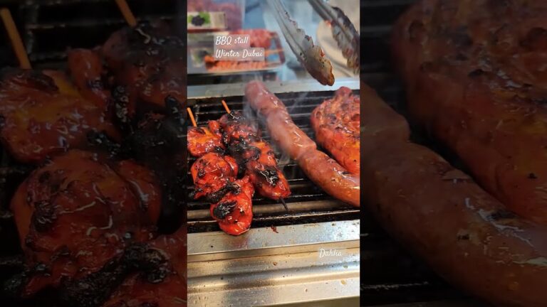 BBQ Stall #winter #Dubai