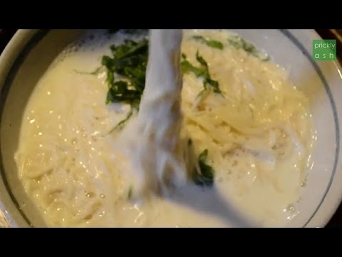 とてもシンプルな豆乳そうめん