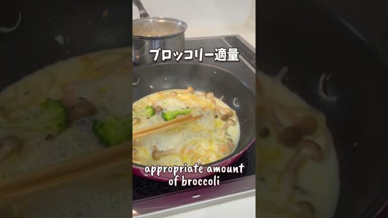 【一皿120円】鮭フレーク×豆乳パスタ、鮭の塩気と豆乳のまろやかさが相性抜群！