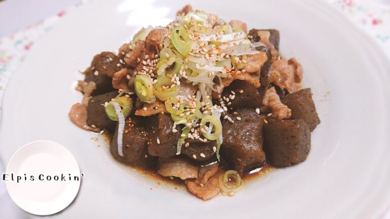 豚バラこんにゃく【料理】