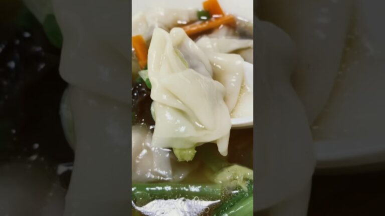 具沢山ワンタンスープ‼︎ 美味い‼︎