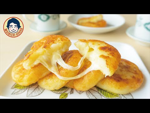 【甘いポテトチーズ餅】モッチり美味しい！中華風いももちの作り方