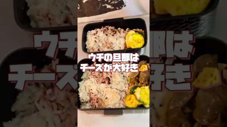 はみ出す豚の生姜焼き弁当！🐖#作り置き弁当 #お弁当動画 #お弁当詰め方