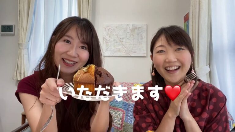 満腹でも食べられるのか！？姉妹でコストコの大きなマフィンを食べてみた☆