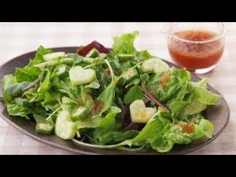 オニオンドレッシングのグリーンサラダのレシピ　|　料理サプリ