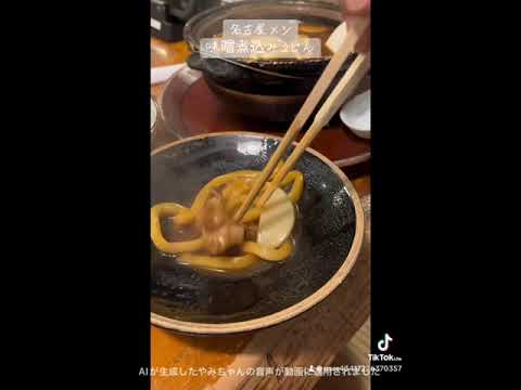 名古屋メシ味噌煮込みうどん