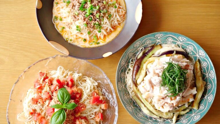 【簡単ヘルシー】管理栄養士のそうめんアレンジレシピ3選