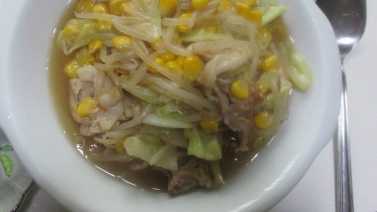 豚肉、もやし、キャベツのとろみ炒め：Part.Ⅱ