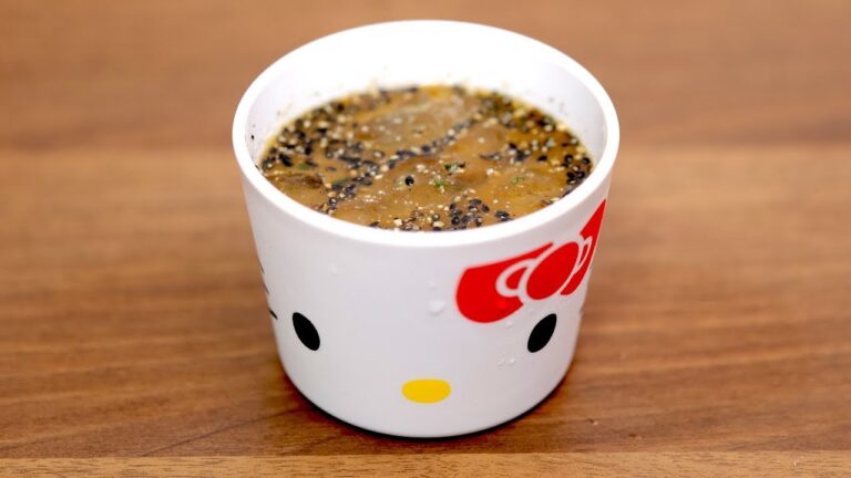 そうめんのタレ「ごま味噌大葉ダレ」。※レシピは概要欄　※［追記21.09.20］