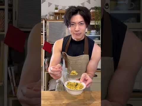 【４０㎏痩せた】オートミールでカップチャーハン #shorts