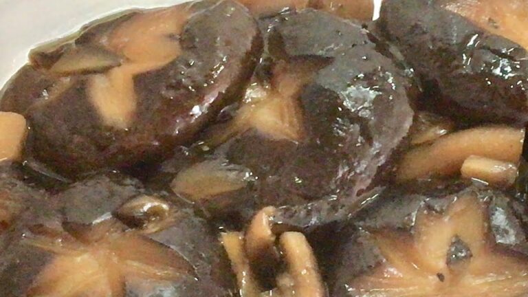 【おかず】椎茸の含め煮 Seasoned Shiitake Mushrooms