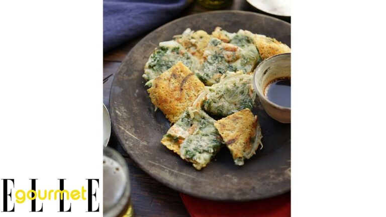 レシピ「パセリのチーズチヂミ」｜ライブ・クッキング vol.4｜ELLE gourmet