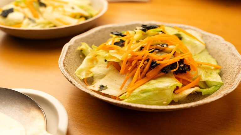 【10分で韓国風レシピ】ひとくちで野菜が好きになる『チョレギサラダ』