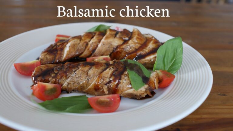 バルサミックチキンの作り方・Balsamic chicken【バルサミコ酢の使い方】
