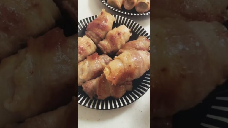 肉巻きネギ油揚げ的なやつ